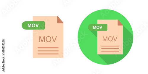 MOV Vector Icon