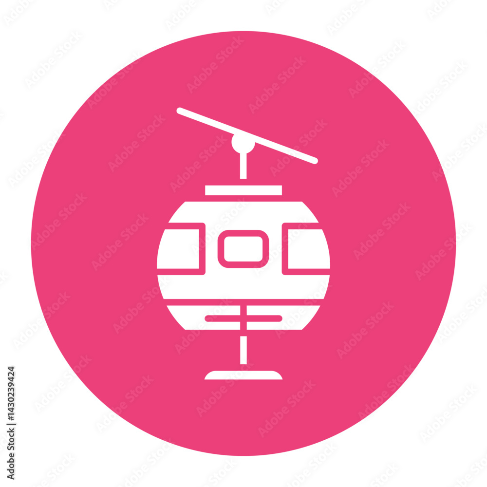 Cable Car Cabin Icon Cable Car Cabin Icon