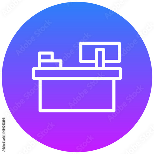 Reception Vector Icon