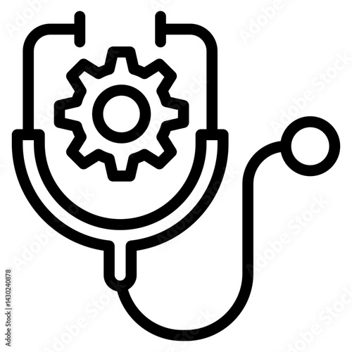 Desease management icon in vector illustration