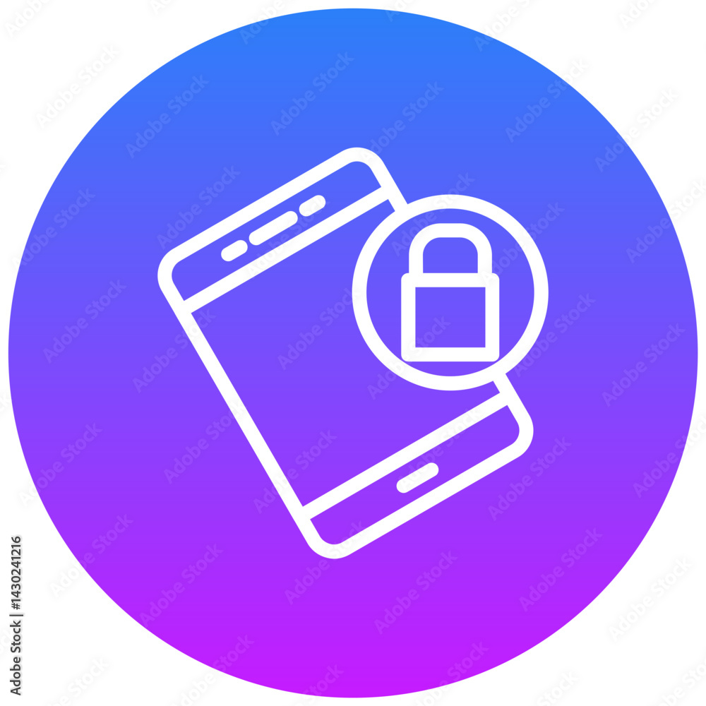 Screen Lock Rotation Vector Icon Screen Lock Rotation Vector Icon