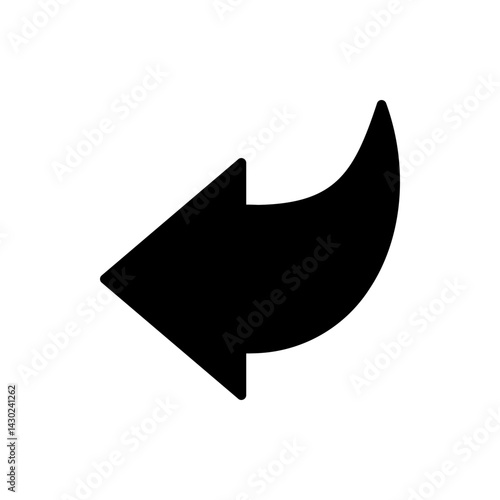 Left arrow, back arrow icon for apps and websites
