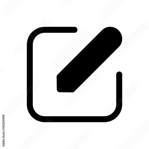 edit pen icon, create modify pen sign button, Pencil icon, sign up icon - editing text file document icon
