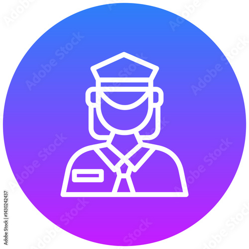 Policewoman Icon