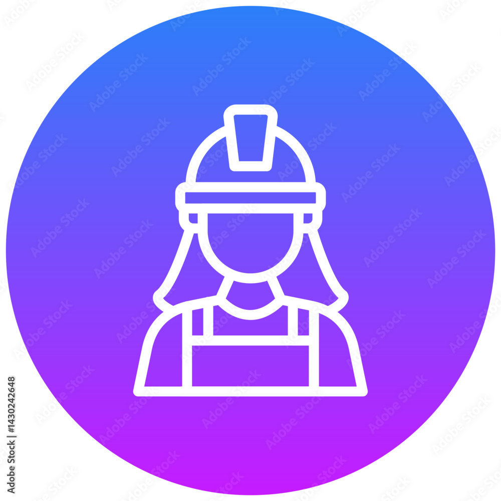 Qa Engineer Female Icon Qa Engineer Female Icon