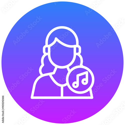 Singer Female Icon