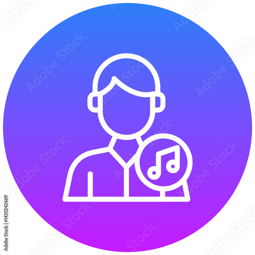 Singer Male Icon
