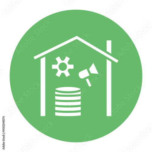 Marketing Data Warehouse Icon