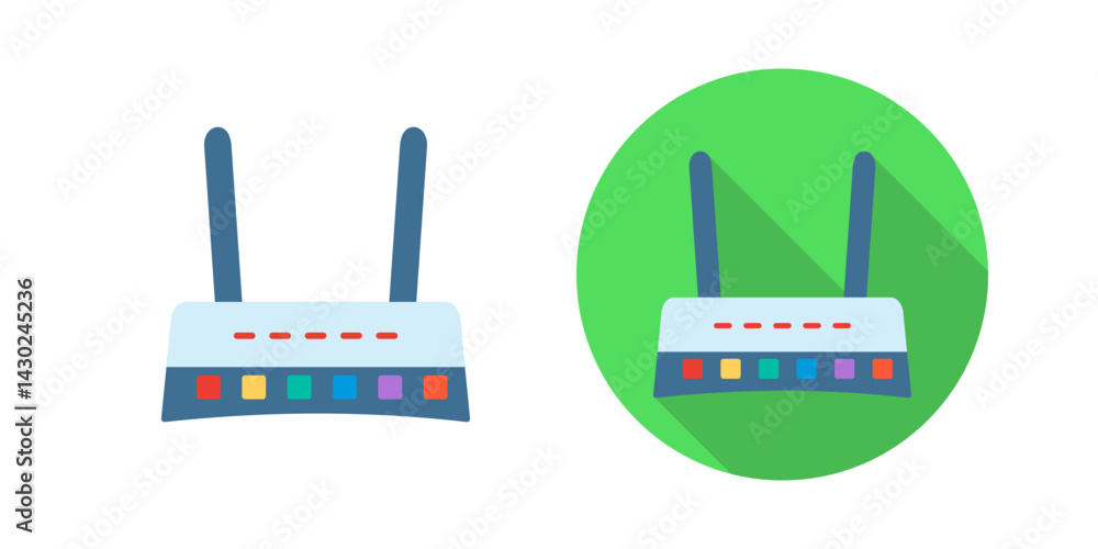 Router Vector Icon Router Vector Icon