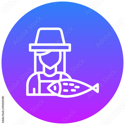 Fisherwoman Icon