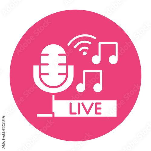 Live Music Icon