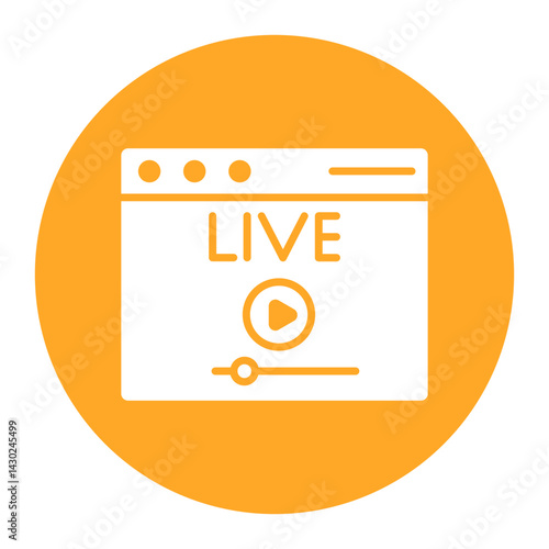Live Streaming Icon
