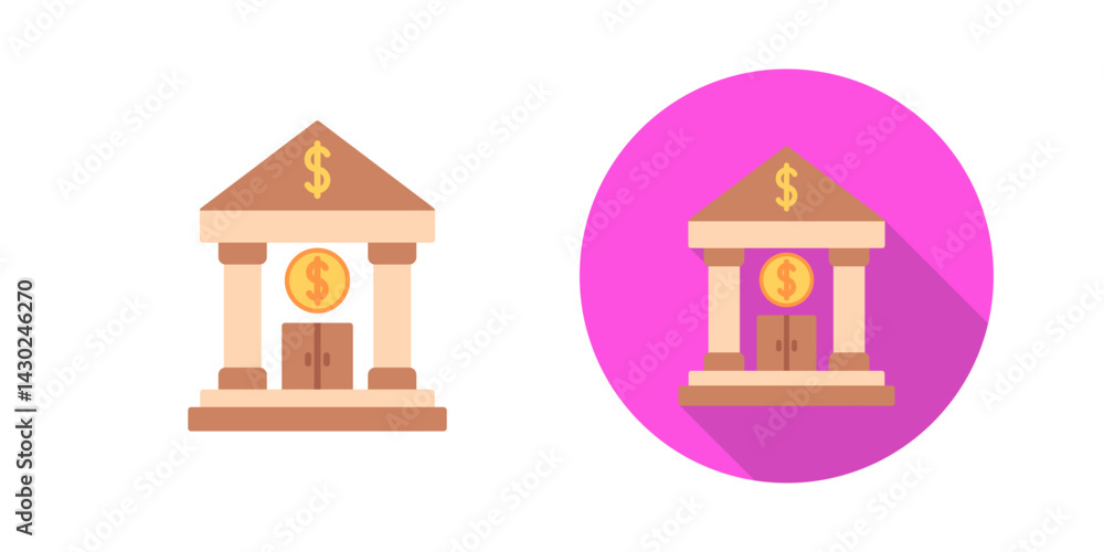 Bank Vector Icon Bank Vector Icon
