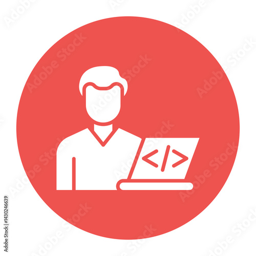 Coder Man Icon