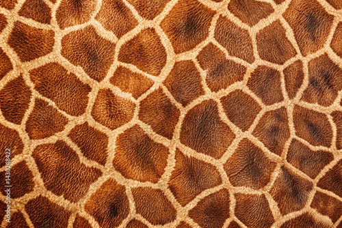 キリン柄のパターン背景