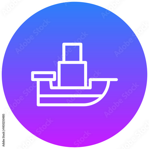 Pirate Ship Ride Icon