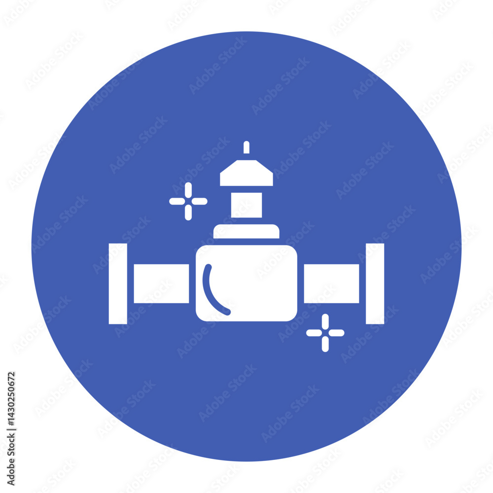 Saddle Valve Icon Saddle Valve Icon