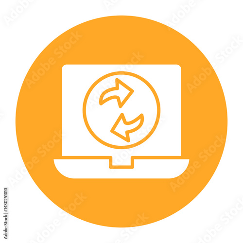 Upgrade Laptop Icon