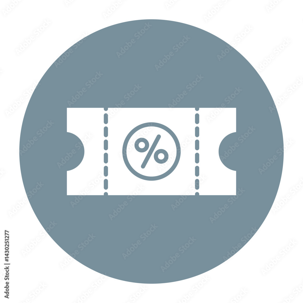 Fototapeta premium Coupon Icon