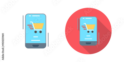 Free Download Online Shop Vector Icon - GFXLoad