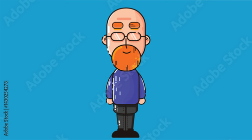 Cute cartoon style characters with expressive faces and colorful outfits, designed for stories, animations, or playful illustrations for children and creative media