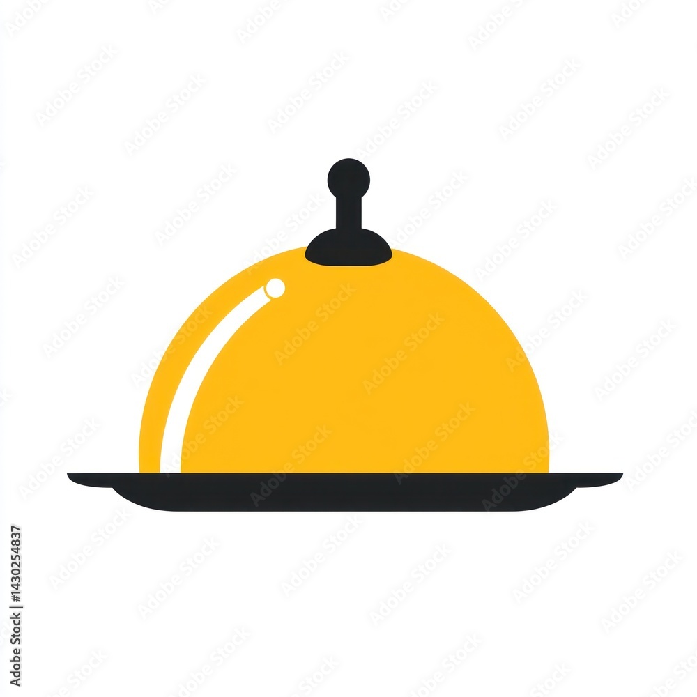 Obraz premium Empty Covered Serving Dish on White Background