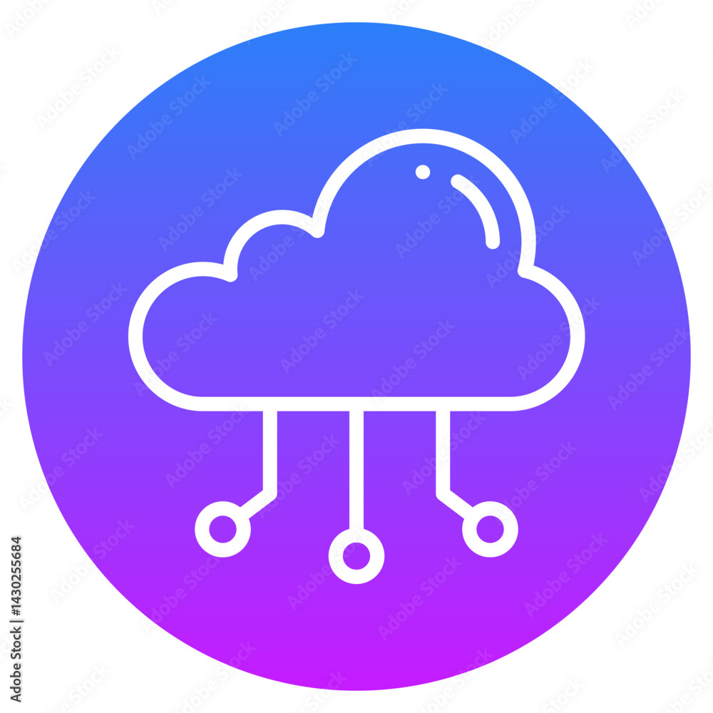 Cloud Connection Icon Cloud Connection Icon