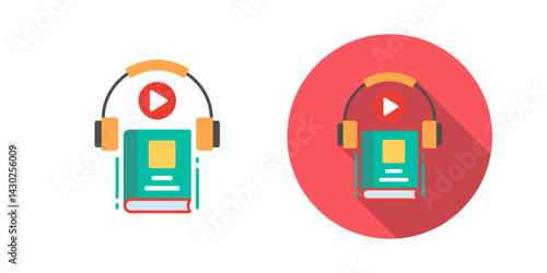 Audio Book Vector Icon