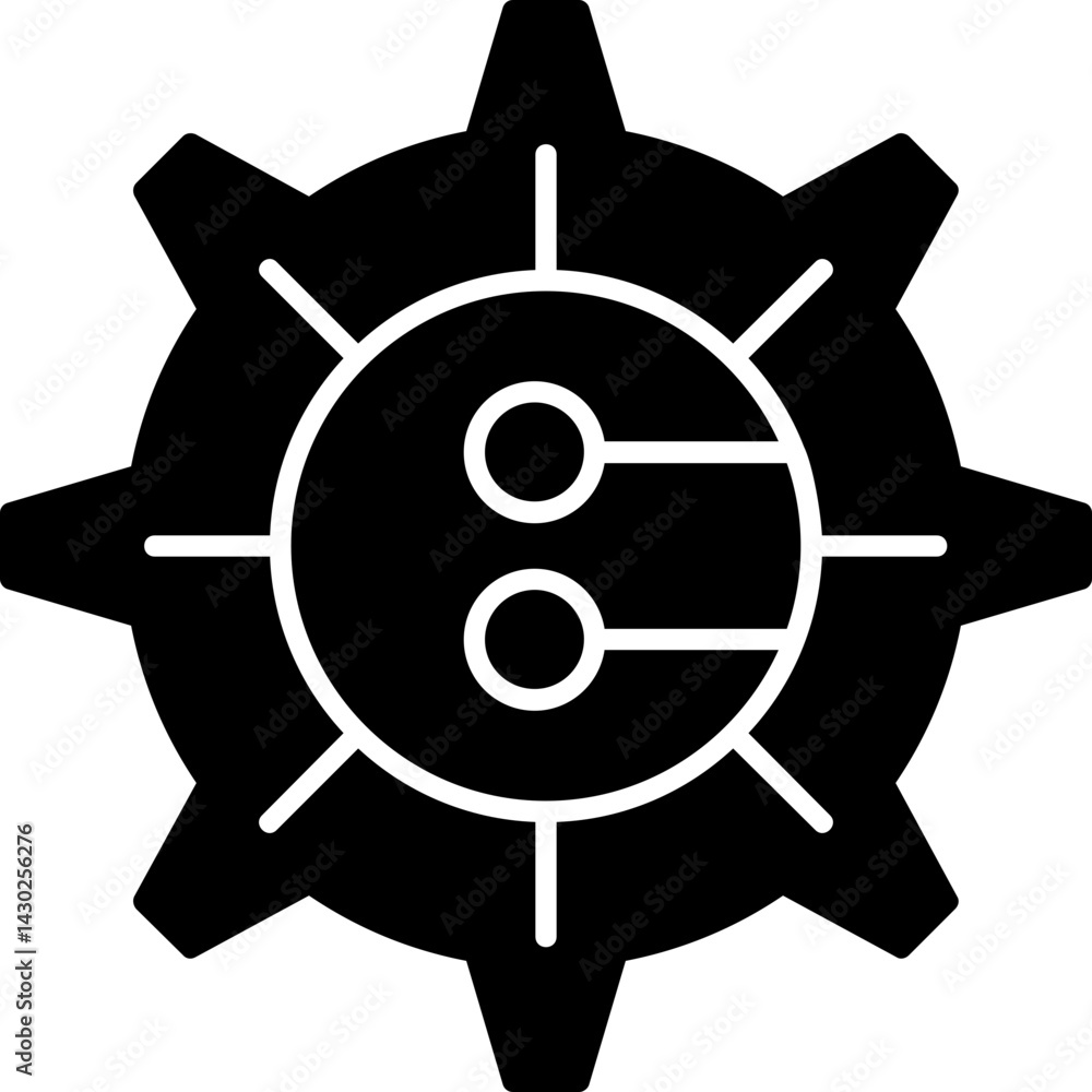 Obraz premium Gear icon