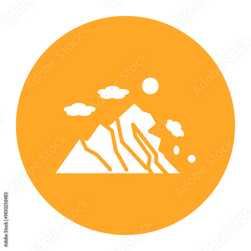Rock Sliding Icon