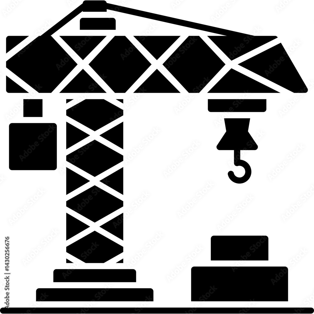 Construction Crane icon Construction Crane icon