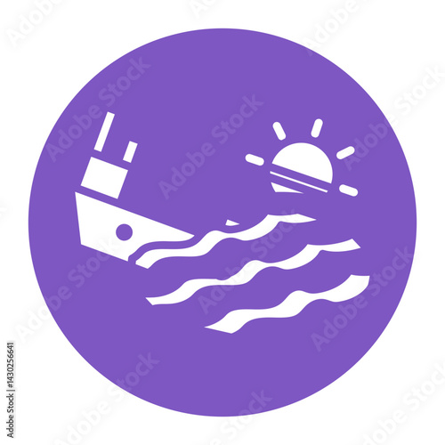 Boat Sink Icon