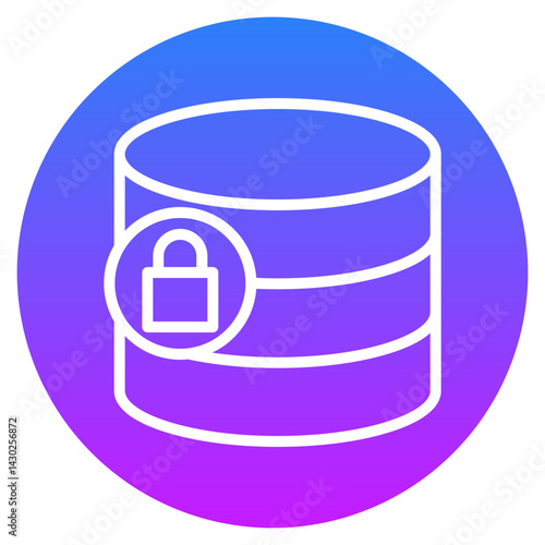 Database Lock Icon