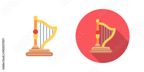 Harp Vector Icon