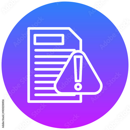 Fraudulent Document Icon