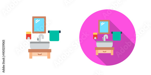 Washbasin Vector Icon