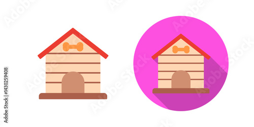Dog House Vector Icon