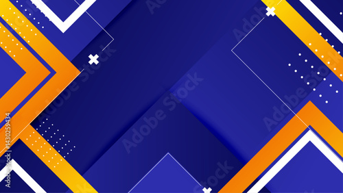 Gradient Blue and Yellow Abstrack Background