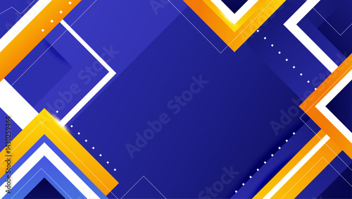 Gradient Blue and Yellow Abstrack Background