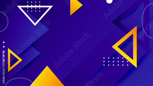 Gradient Blue and Yellow Abstrack Background