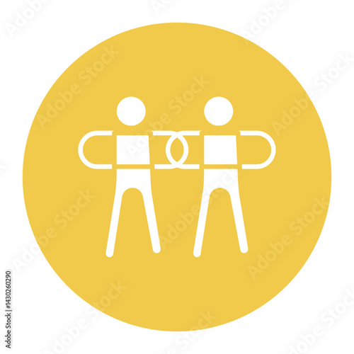 Linked Arms Icon