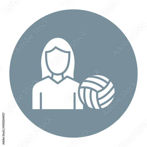 Lady Player Icon