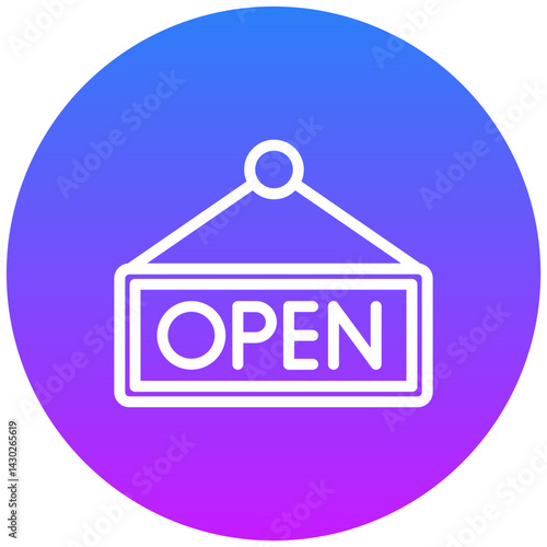 Open Tag Icon