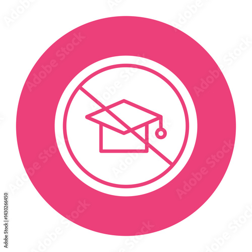 No Education Icon