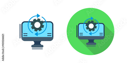 Synchronization Vector Icon