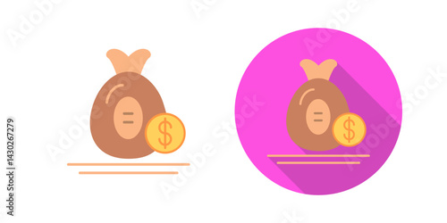 Money Bag Vector Icon