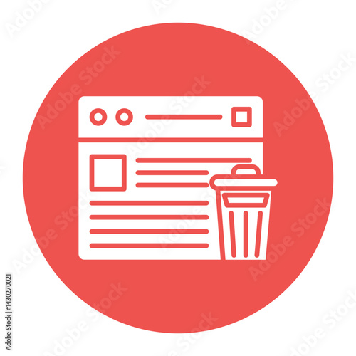 Data Erasure Icon