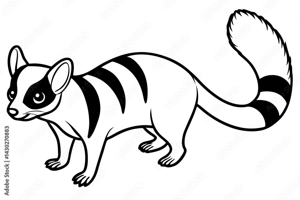 Fototapeta premium Ringtail Elegance