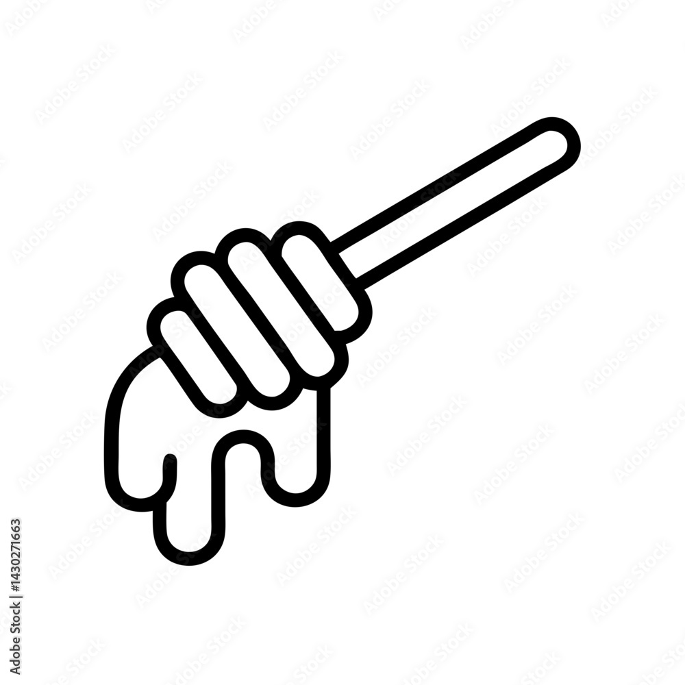 Fototapeta premium hand holding a hammer
