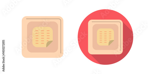 Nicotine Patch Vector Icon